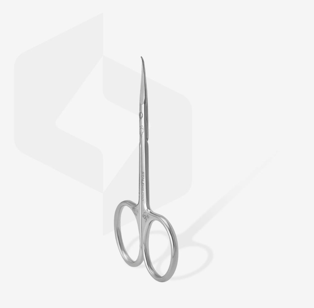 Tijeras profesionales para cutículas con gancho STALEKS EXCLUSIVE 23/2