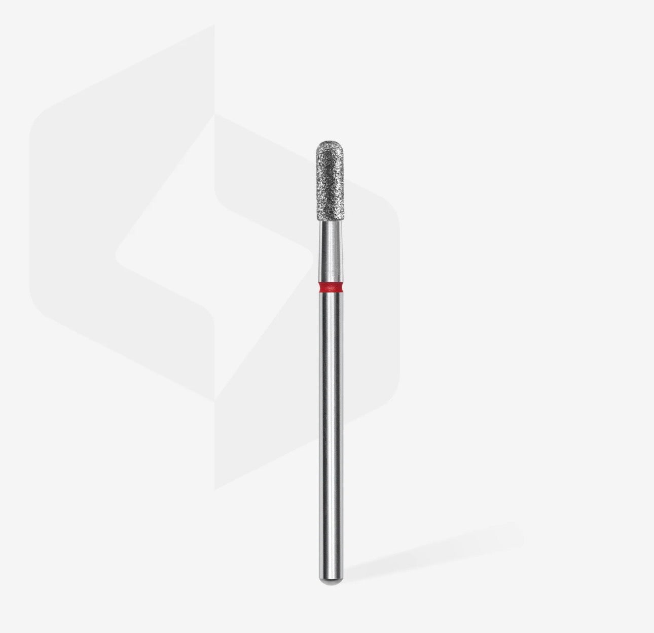 Fresa diamantada cilindro redondeado roja, diámetro 2,3 mm, parte de trabajo 6,5 mm STALEKS EXPERT