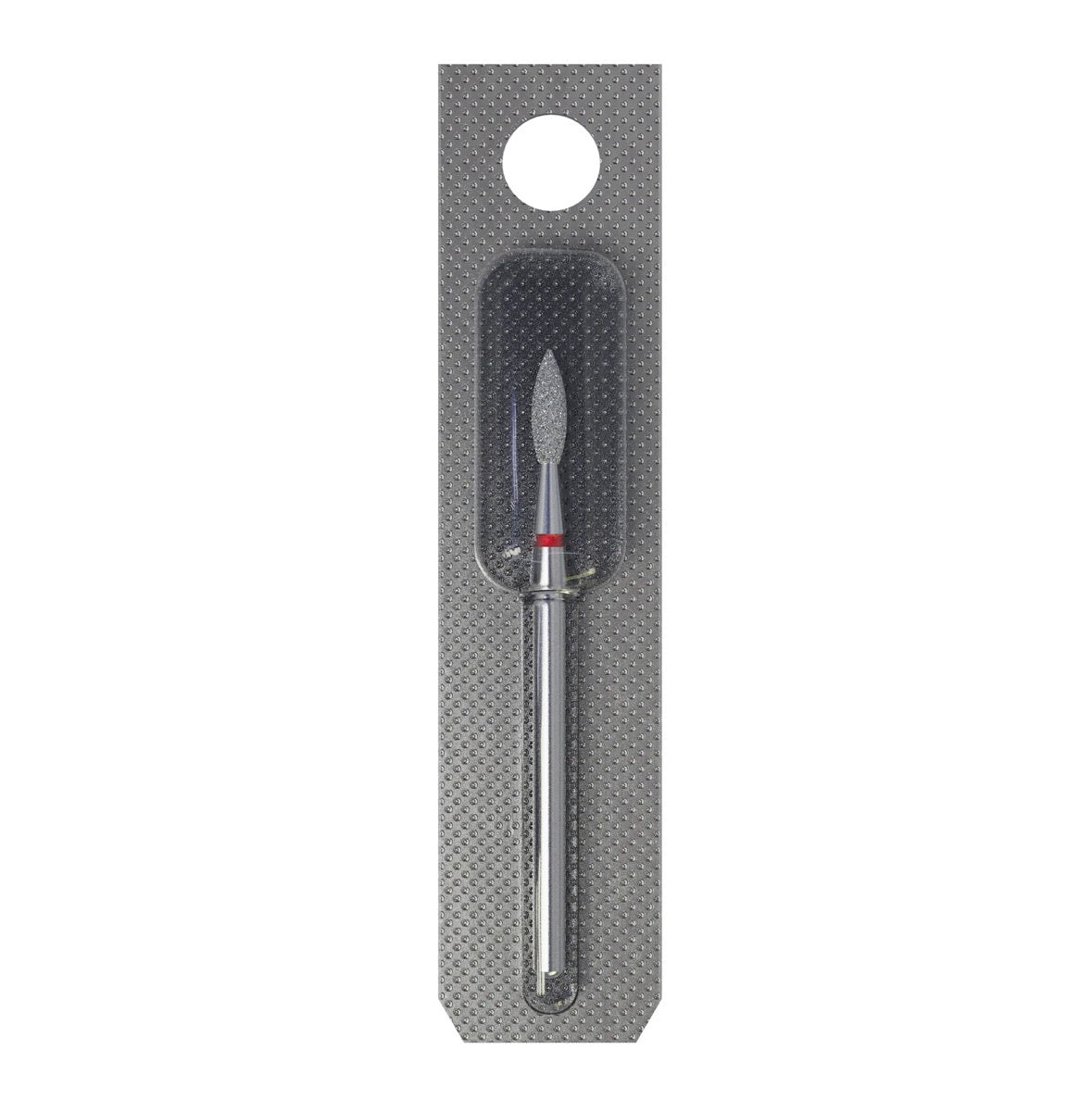 Fresa diamantada «Llama aguda» roja, diámetro 2,3 mm, parte de trabajo 8 mm STALEKS EXPERT