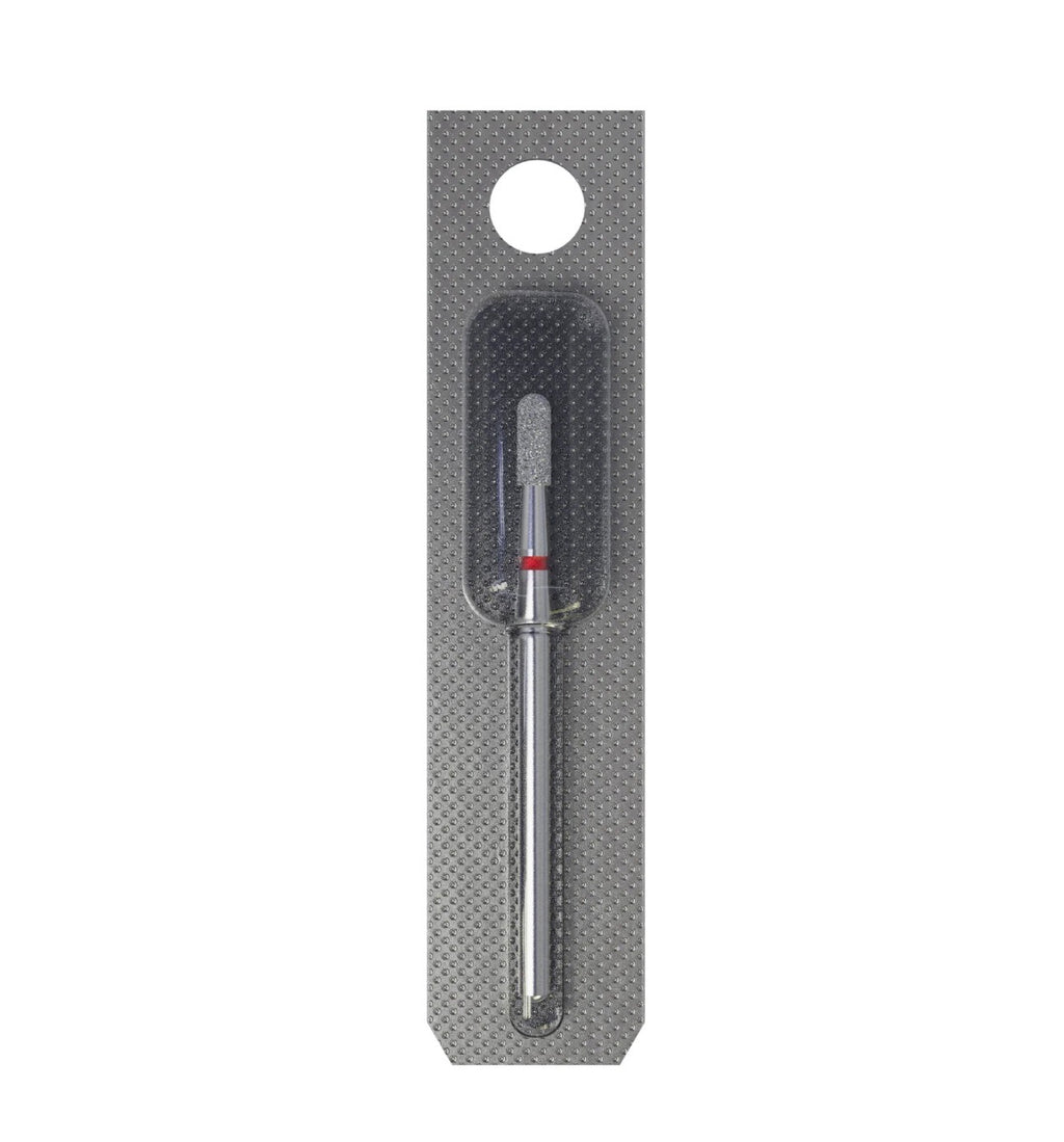 Fresa diamantada cilindro redondeado roja, diámetro 2,3 mm, parte de trabajo 6,5 mm STALEKS EXPERT