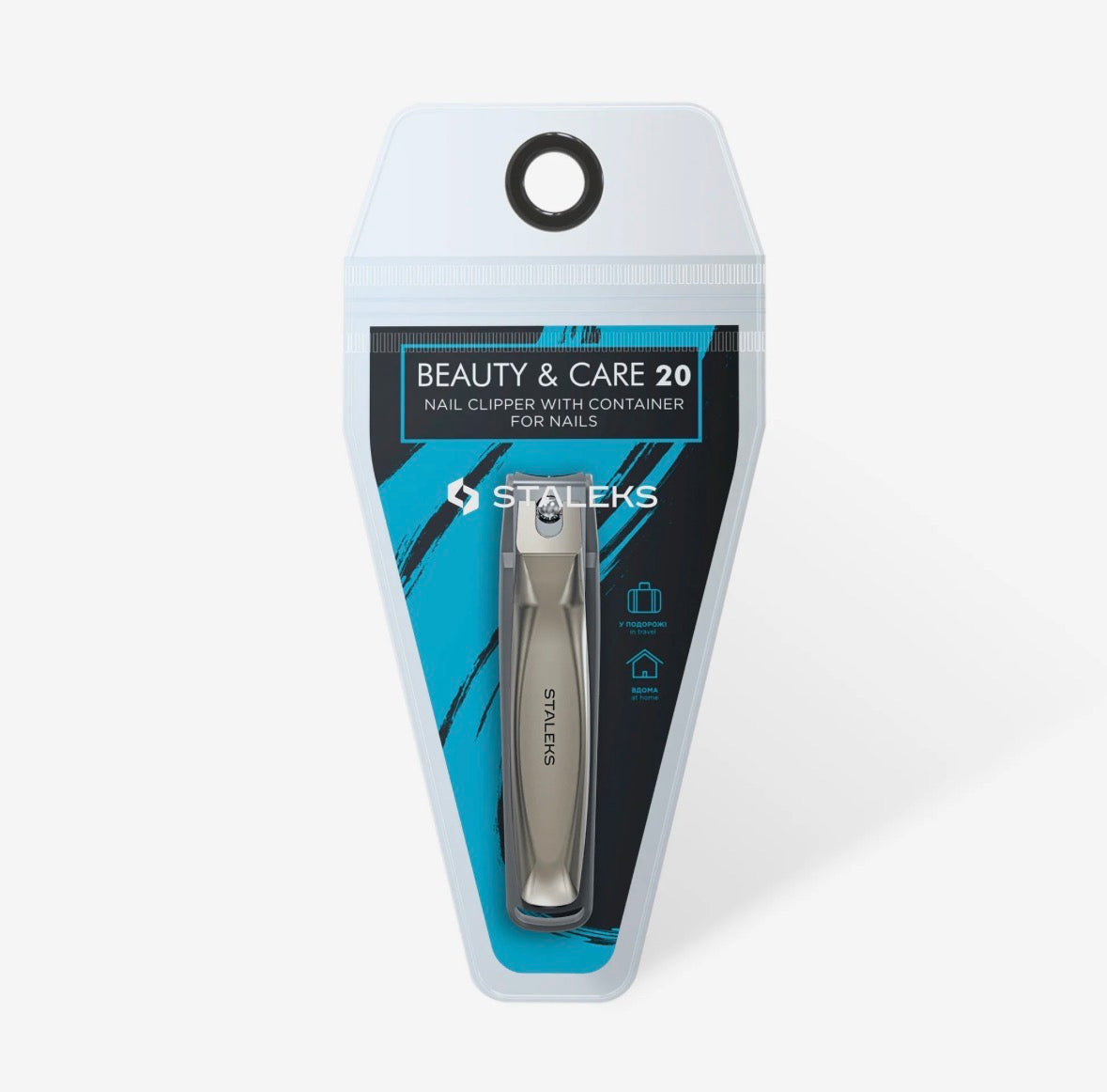 Cortaúñas con contenedor STALEKS BEAUTY & CARE 20