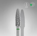 Fresa Carburo "Maíz" 4 mm (Verde) Staleks PRO Expert 90