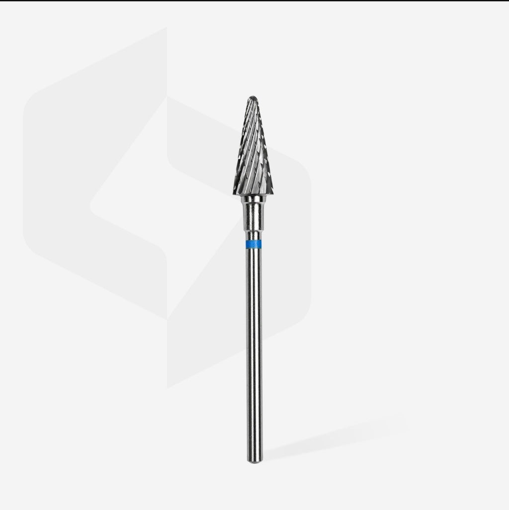 Fresa Carburo Cónica 6 mm (Azul) Staleks PRO Expert 71