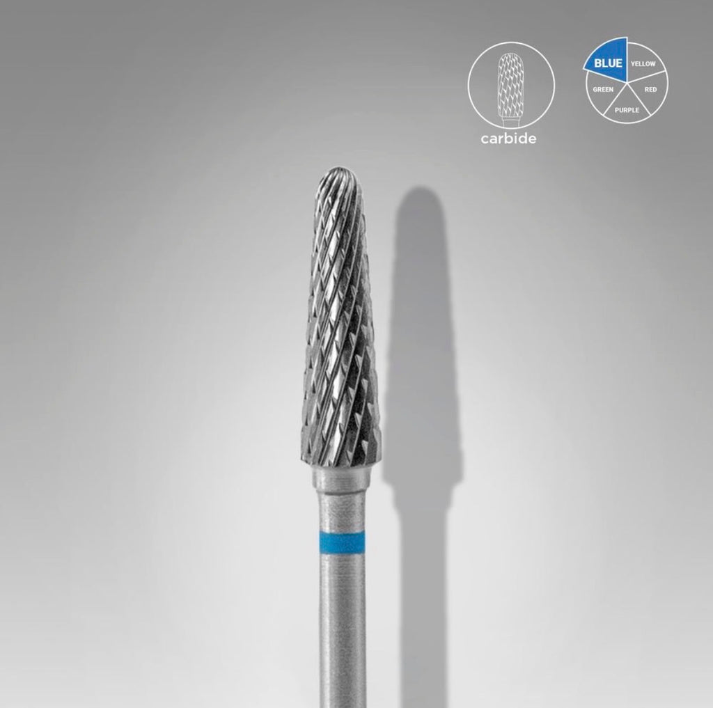 Fresa Carburo Tronco de Cono Azul (4 mm) Staleks PRO Expert 70