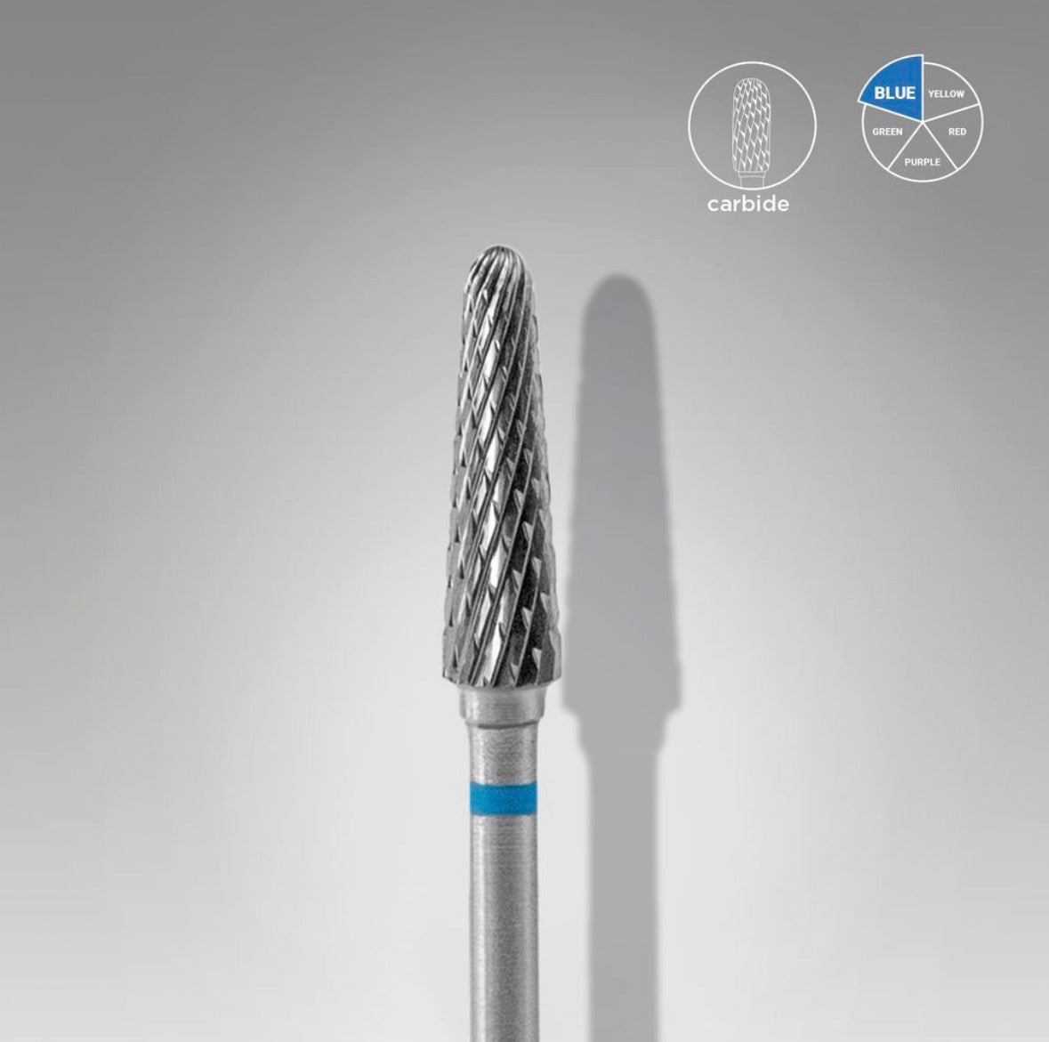 Fresa Carburo Tronco de Cono Azul (4 mm) Staleks PRO Expert 70