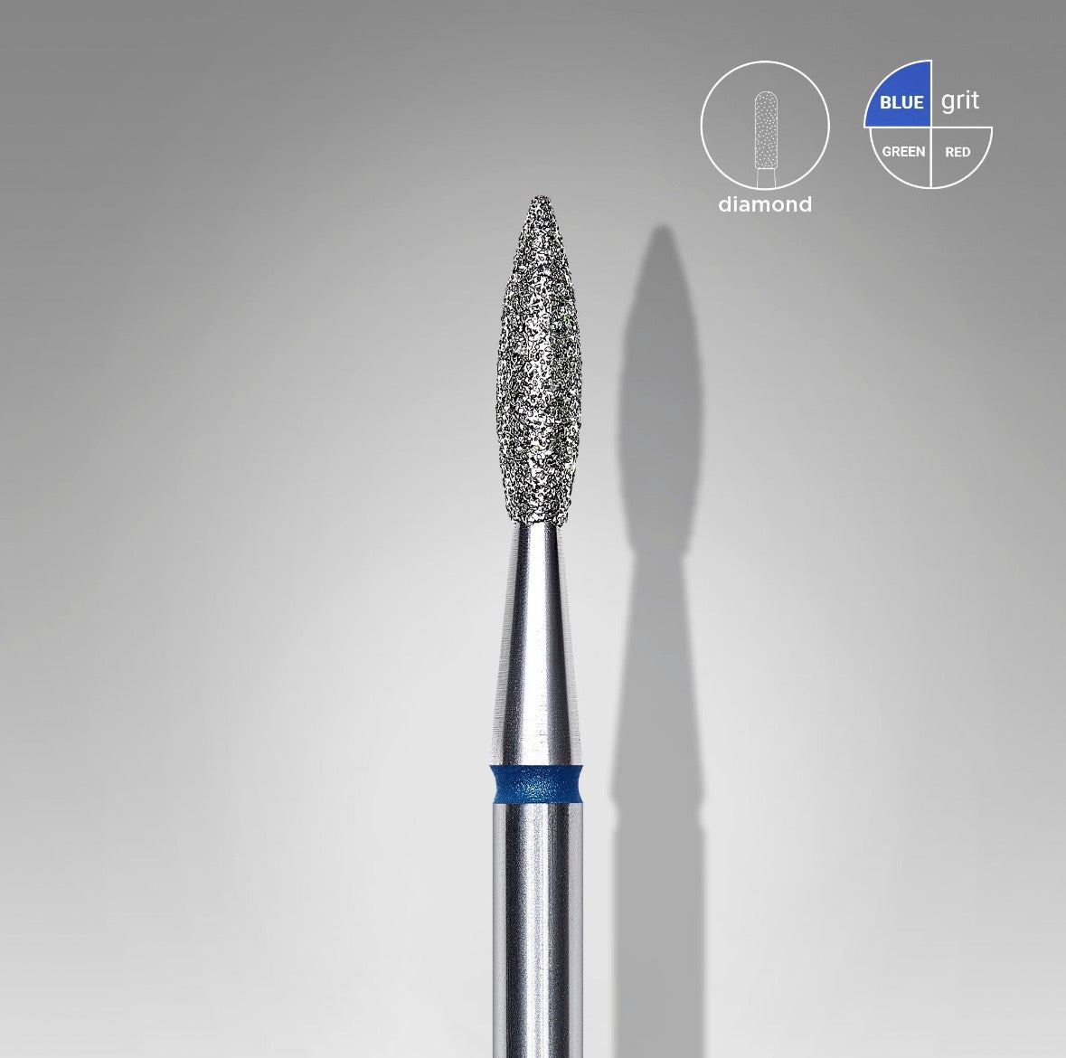 Fresa Diamante Llama Azul Staleks PRO Expert