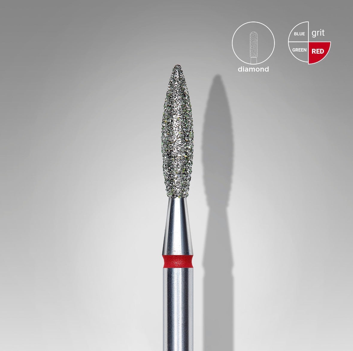 Fresas Diamante Llama Roja Staleks PRO Expert
