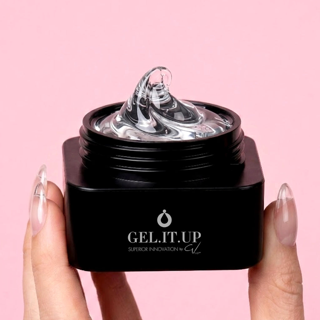 GEL.IT.UP 3-in-1 Premium Extra Strength Builder Gel Clear – Transparente 40 g