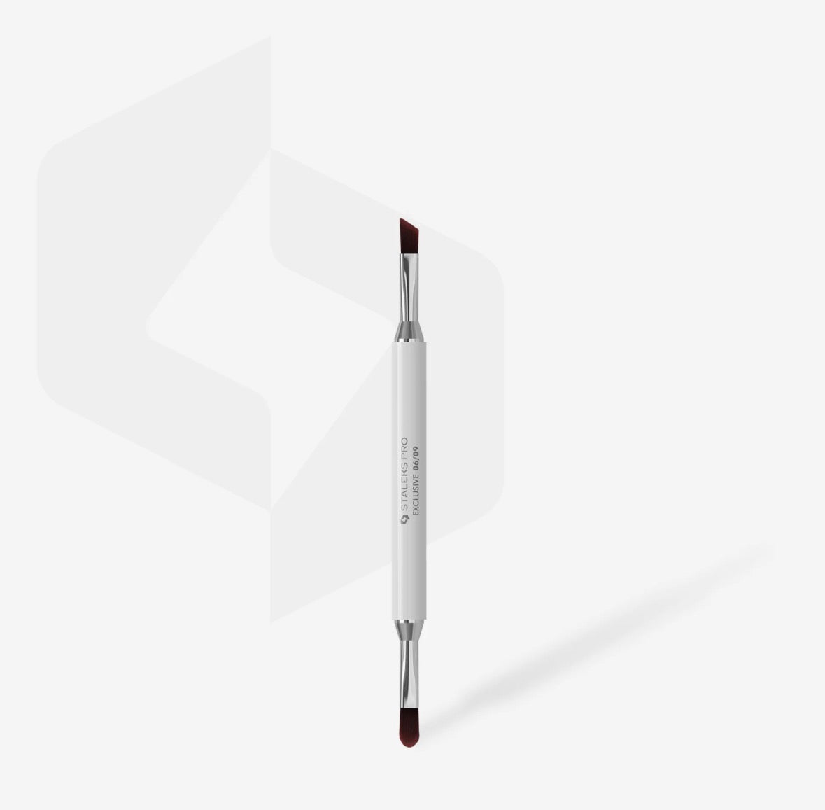 Pincel de doble cara para gel 11 mm / para gel 9 mm STALEKS EXCLUSIVE 06/09