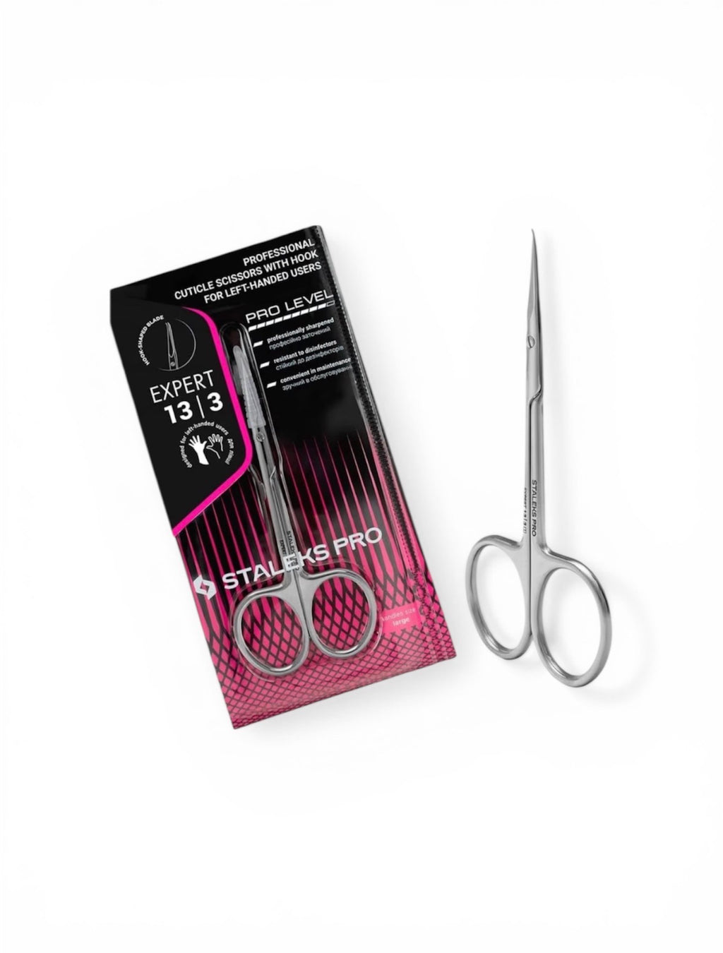 Tijera de cutícula (zurdos) STALEKS PRO Expert 13