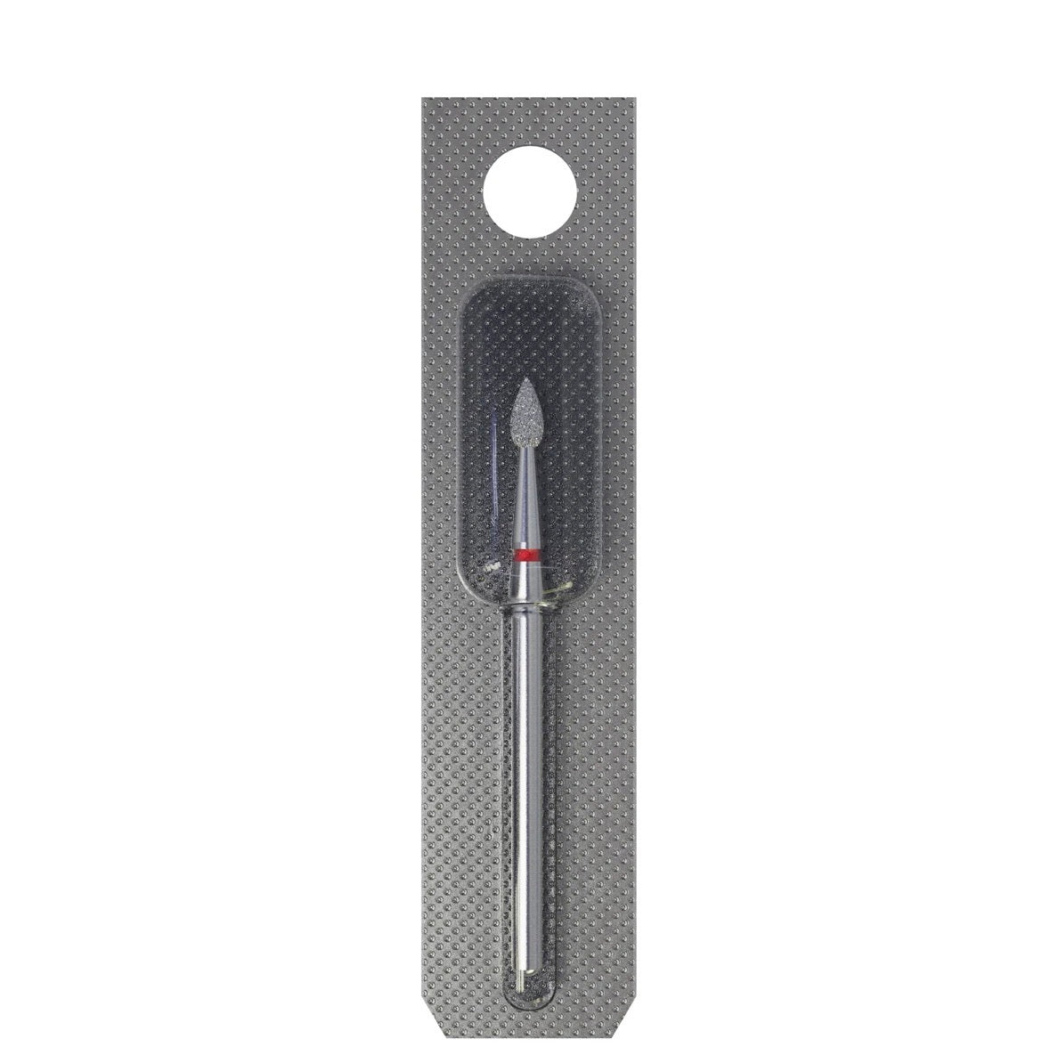 Fresa diamantada en forma de gota roja, diámetro 2,3 mm, parte de trabajo 5 mm STALEKS EXPERT