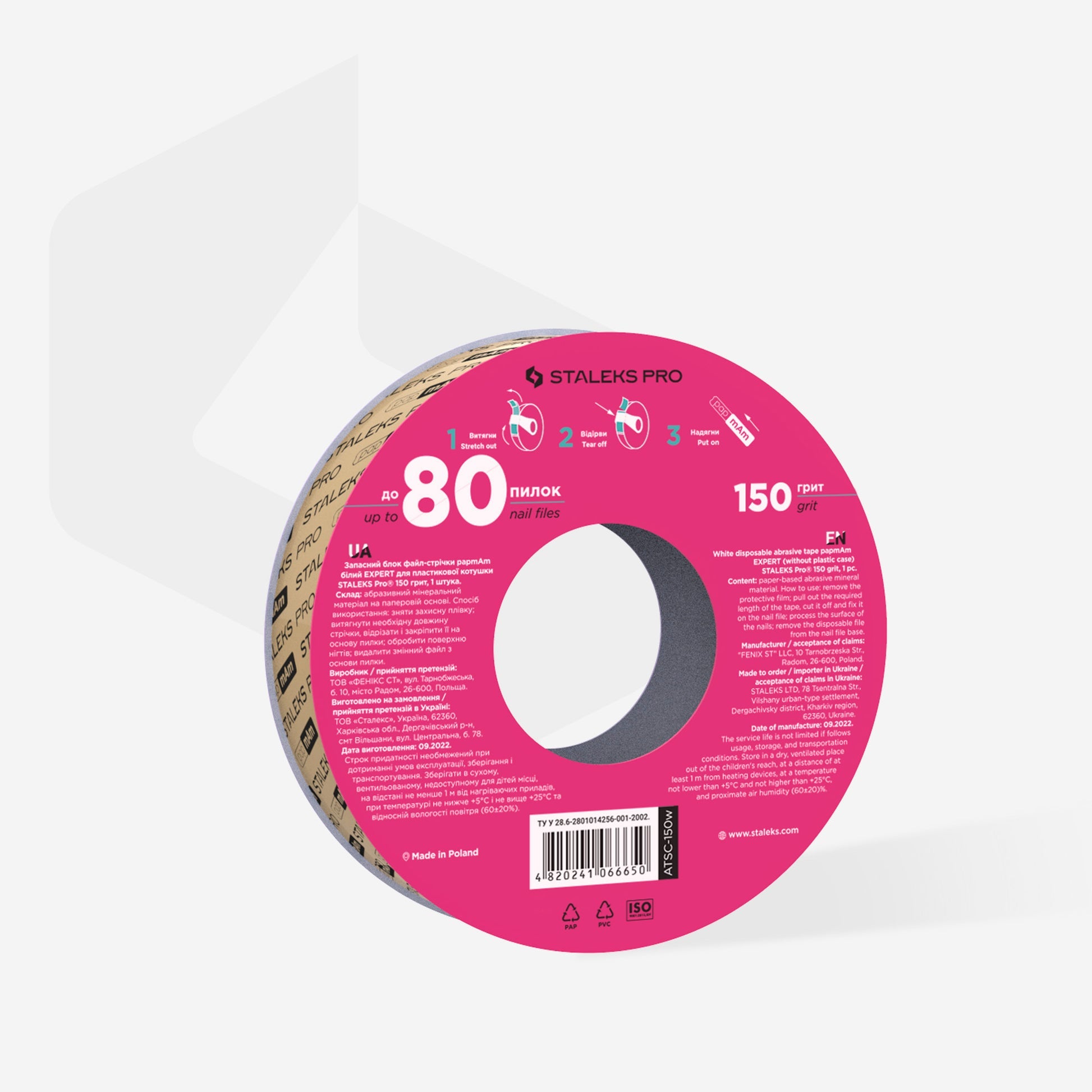 STALEKS EXPERT Cinta abrasiva 150 desechable Donut papmAm