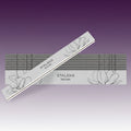 Lima de uñas mineral recta, grano 180/240 (25 uds.)