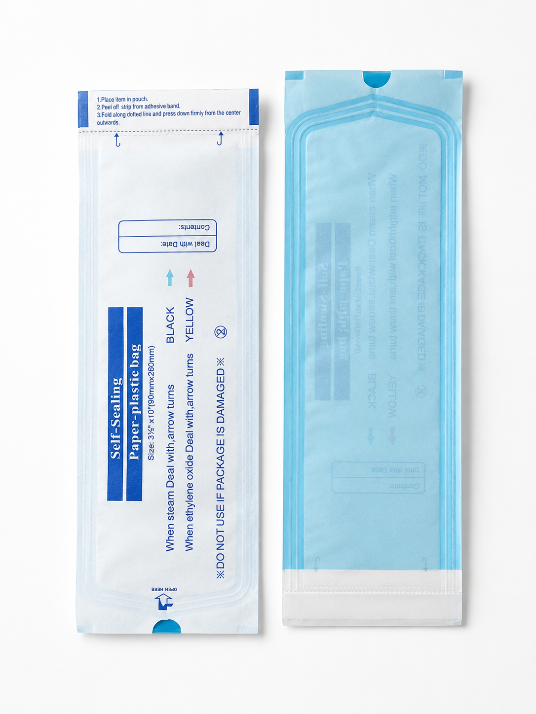 Bolsas de Esterilización Autosellantes – 90 × 260 mm