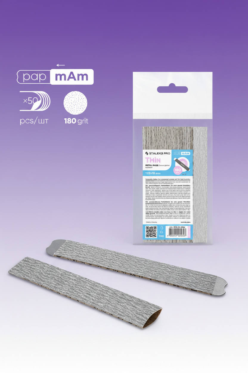 Limas para lijado directo, grano 180 (50 uds.)

STALEKS SMART 22 papmAm
