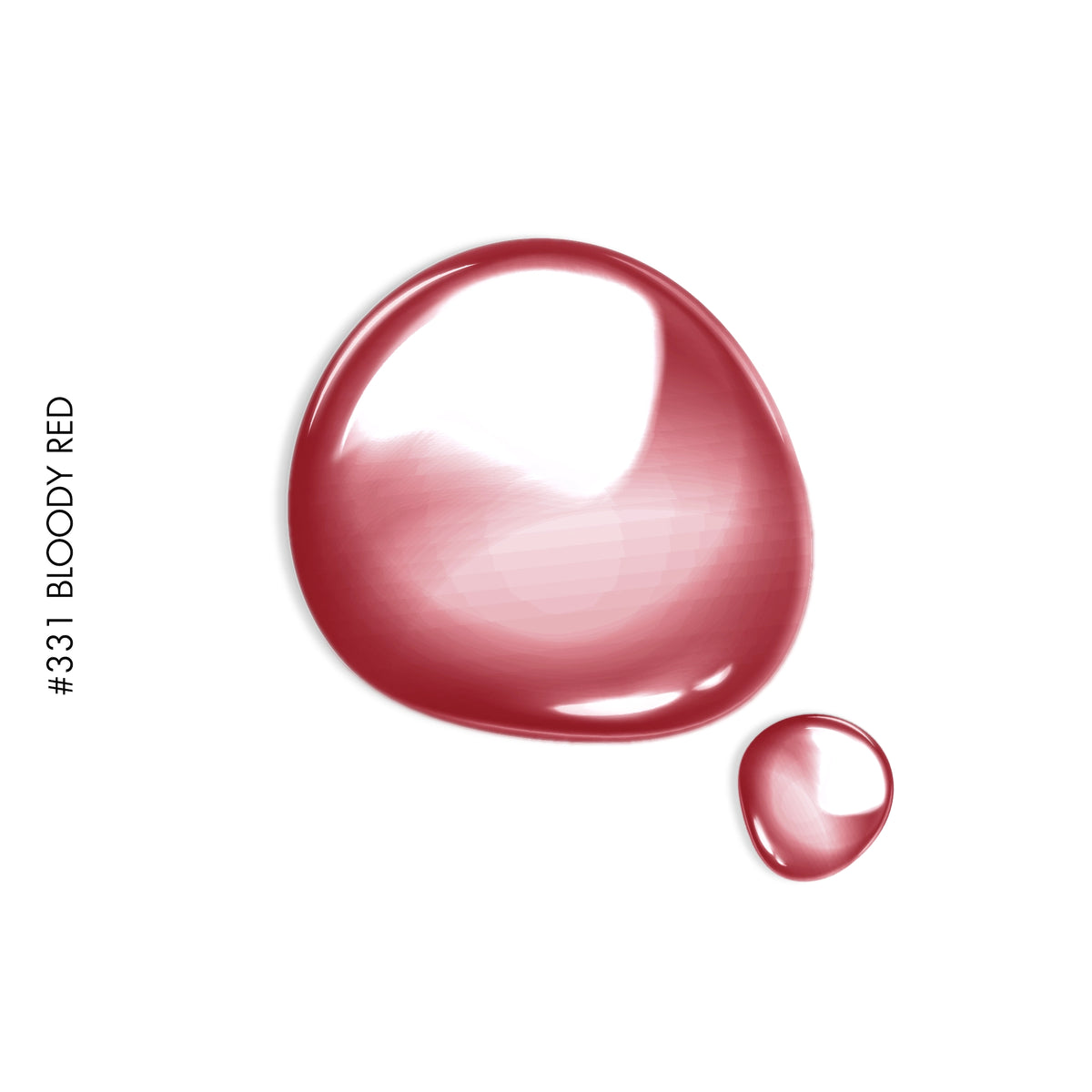 GEL.IT.UP #331 Transparent Cherry – Rojo Translúcido Vitrál 11 ml