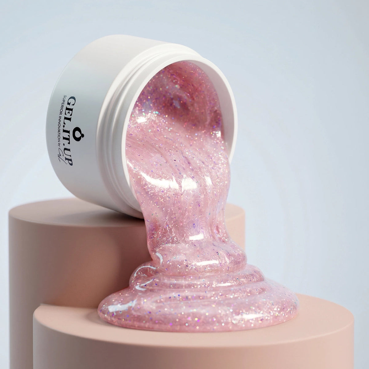GEL.IT.UP 3-in-1 Builder Gel Shimmer Pink Marmalade – Rosa Shimmer 40 g