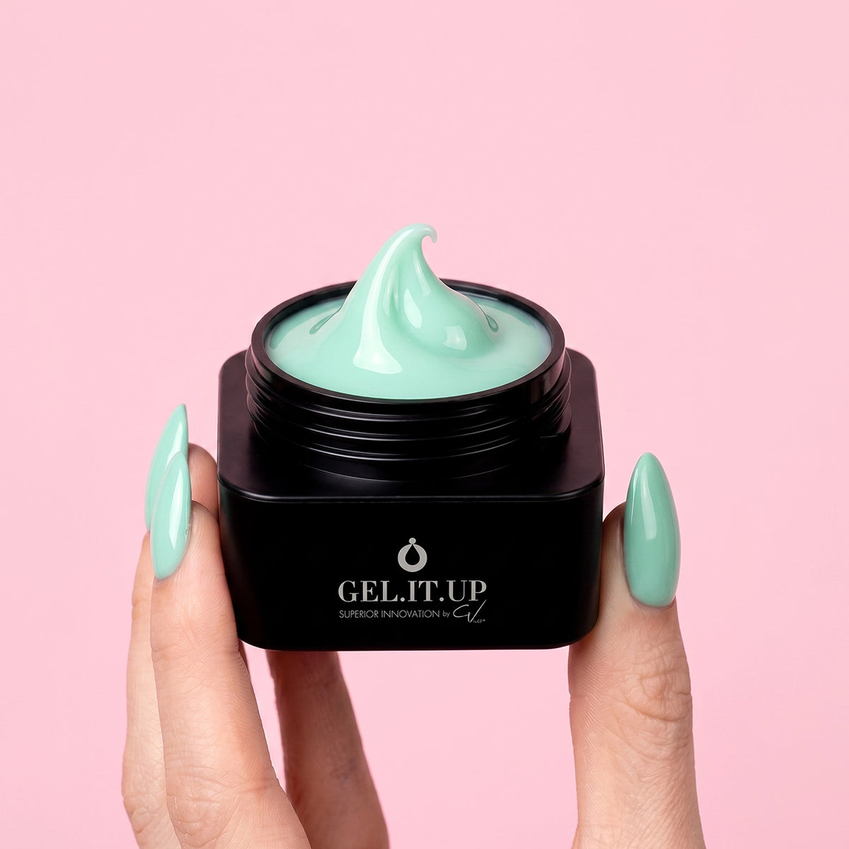 GEL.IT.UP 3-in-1 Premium Builder Gel Mint – Verde Menta 20 g