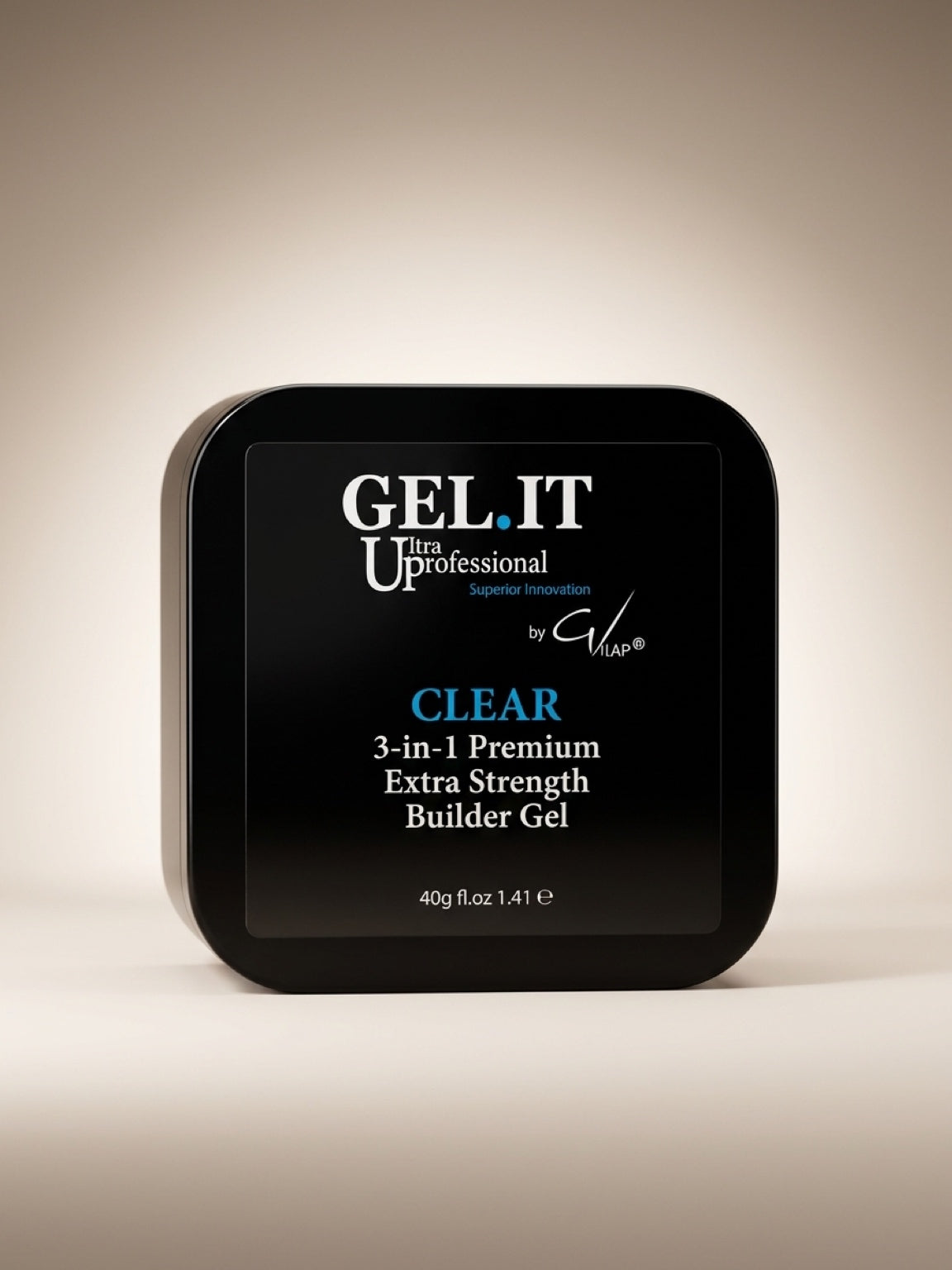 GEL.IT.UP 3-in-1 Premium Extra Strength Builder Gel Clear – Transparente 40 g