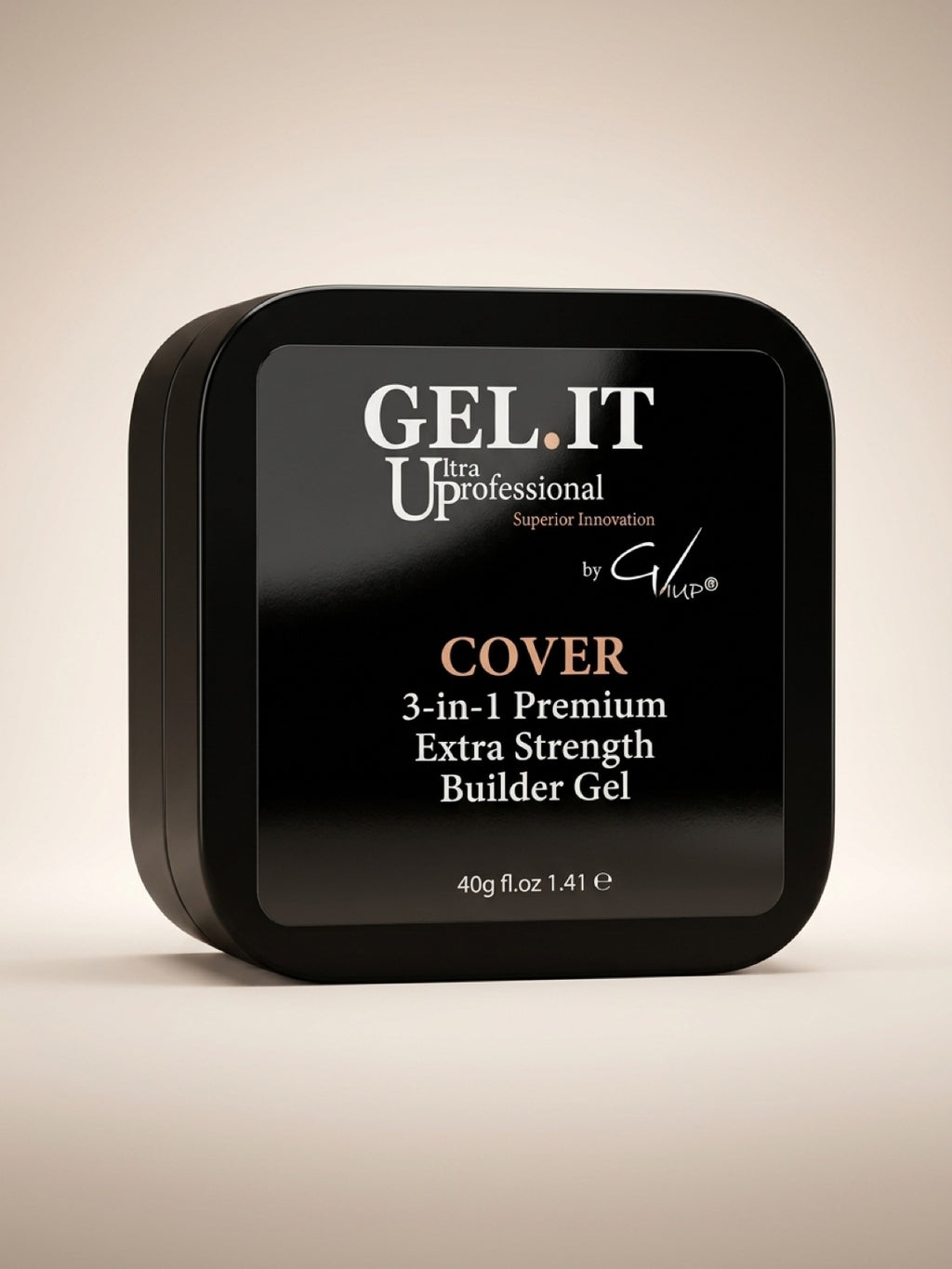 GEL.IT.UP 3-in-1 Premium Extra Strength Builder Gel Cover – Cover Natural 40 g