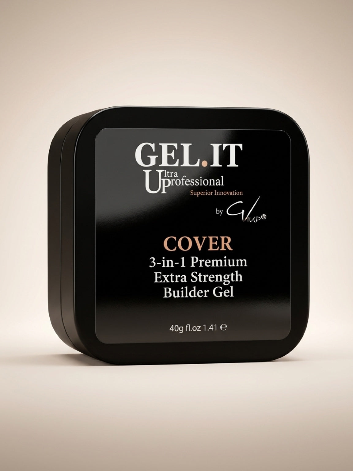 GEL.IT.UP 3-in-1 Premium Extra Strength Builder Gel Cover – Cover Natural 40 g