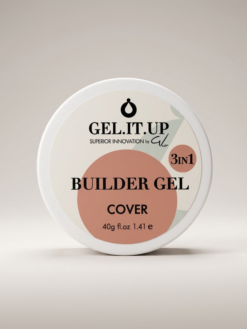 GEL.IT.UP Builder Gel 3-in-1 Cover – Cover Natural 40 g