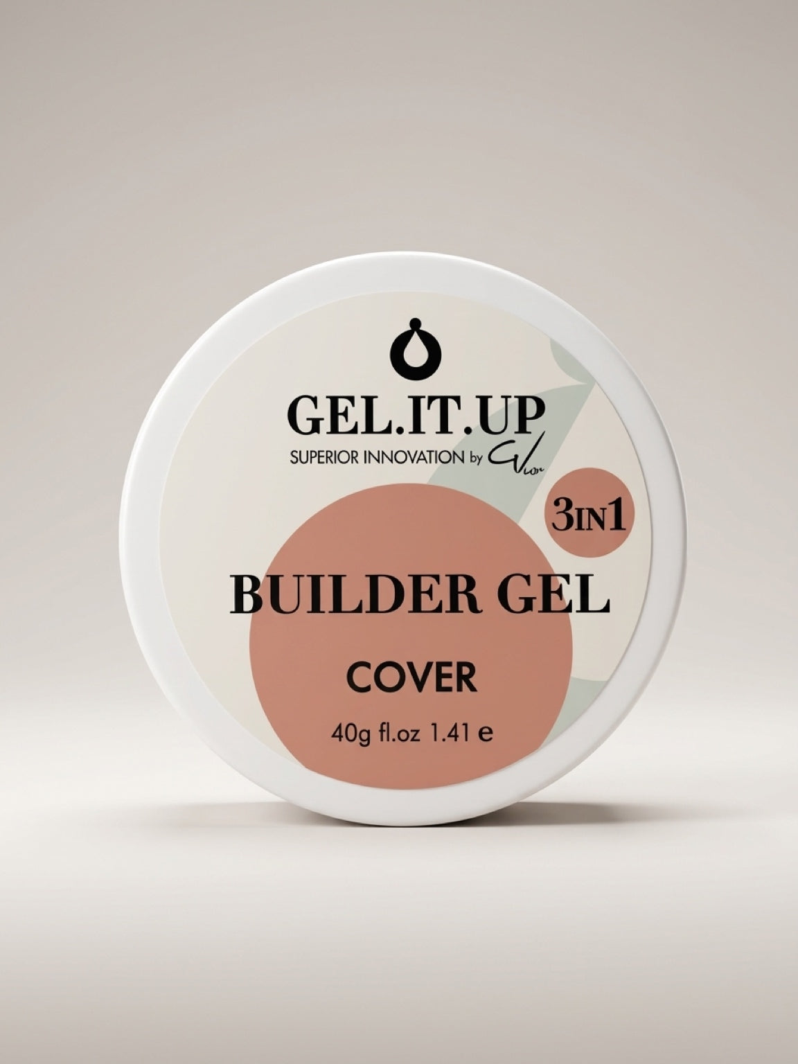GEL.IT.UP Builder Gel 3-in-1 Cover – Cover Natural 40 g
